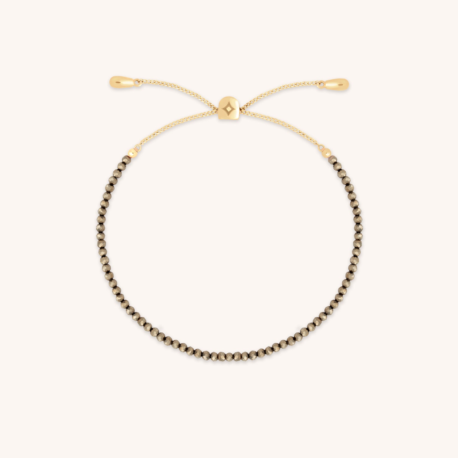 Ironstone Gemstone Bracelet in 9k Gold-Astrid &amp; Miyu