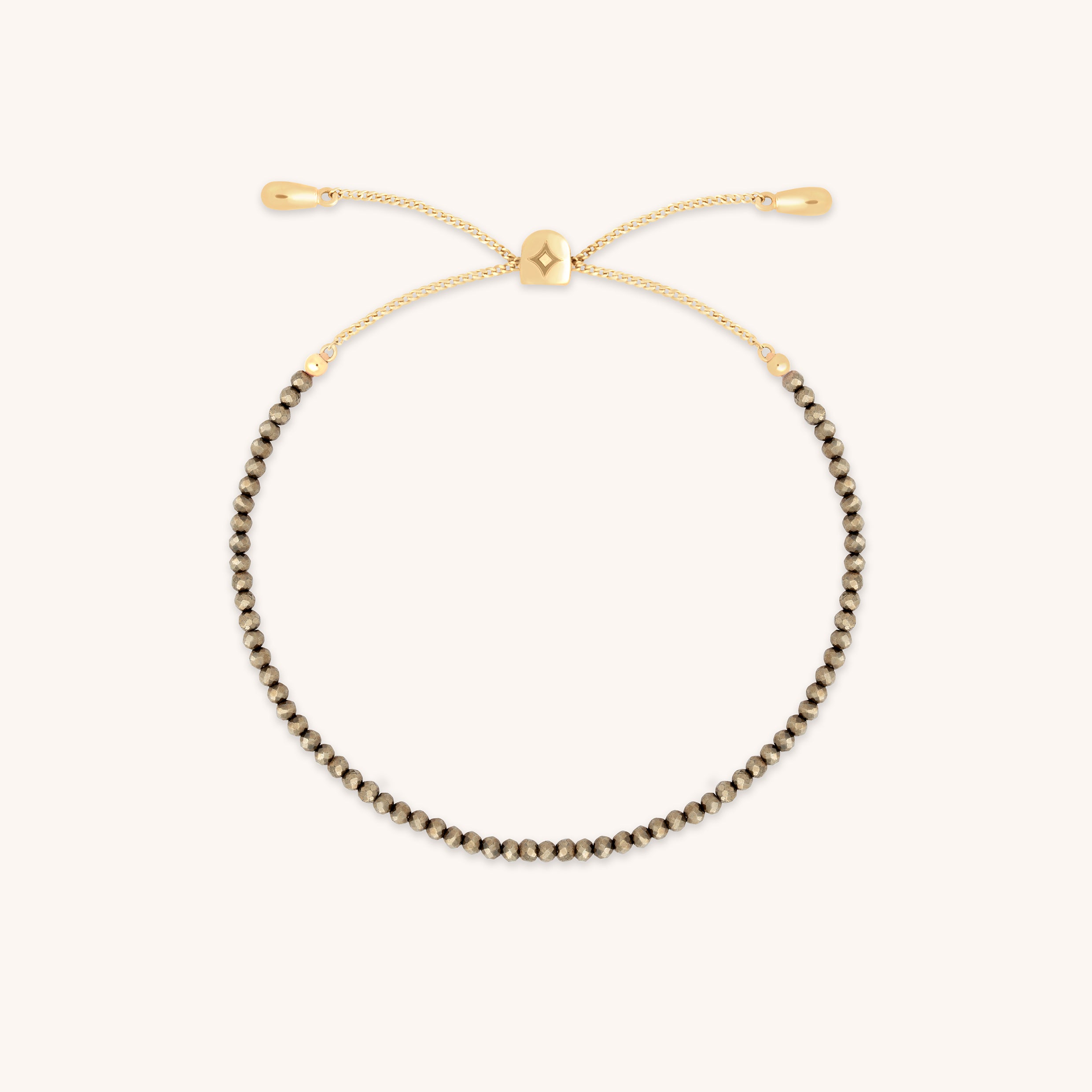 Ironstone Gemstone Bracelet in 9k Gold-Astrid &amp; Miyu