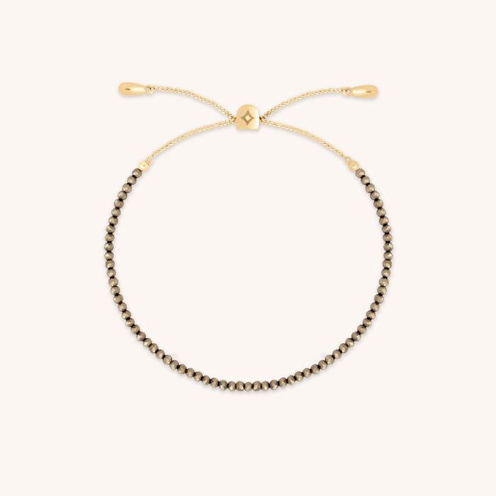 Ironstone Gemstone Bracelet in 9k Gold-Astrid &amp; Miyu