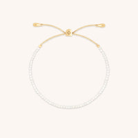 Moonstone June Beaded Birthstone Bracelet in Solid Gold-Astrid & Miyu