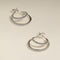 Illusion Crystal Hoops in Silver-Astrid &amp; Miyu