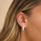 Dolce Collection - Aqua Chalcedony Ear Cuff in Silver - Ear Cuffs - Astrid &amp; Miyu