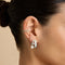 Dolce Collection - Aqua Chalcedony Ear Cuff in Silver - Ear Cuffs - Astrid &amp; Miyu
