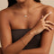 18k Gold Plated Jewellery - Infinite Slim Chain Bracelet in Gold - Chain Bracelet - Astrid &amp; Miyu