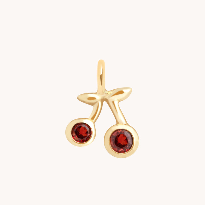 Motif Charms - Cherry Charm 9k Gold - Welding Charm - Astrid &amp; Miyu