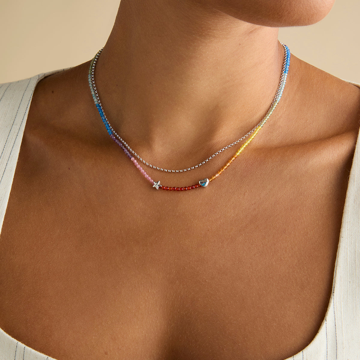 A&M Junior Collection - Star Click Charm in 9k White Gold - Click Charm - Astrid &amp; Miyu