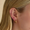 Conch Piercing Jewellery - Purple Marquise Titanium Piercing Stud in Gold - Piercing Stud - Astrid &amp; Miyu
