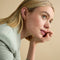 Conch Piercing Jewellery - Green Titanium Piercing Stud in Gold - Piercing Stud - Astrid &amp; Miyu