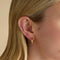 Conch Piercing Jewellery - Crystal Marquise Cluster Titanium Piercing Stud in Gold - Piercing Stud - Astrid &amp; Miyu