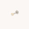 Crystal Star Titanium Piercing Stud in Gold-Astrid &amp; Miyu