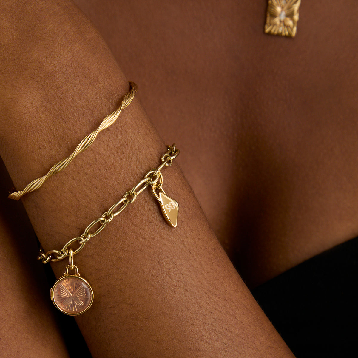 18k Gold Plated Jewellery - Butterfly Talisman Charm in Gold - Talisman Charm - Astrid &amp; Miyu