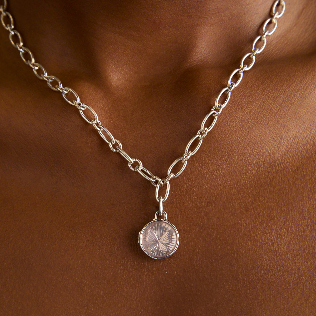 A&M Junior Collection - Butterfly Talisman Charm in Silver - Talisman Charm - Astrid &amp; Miyu