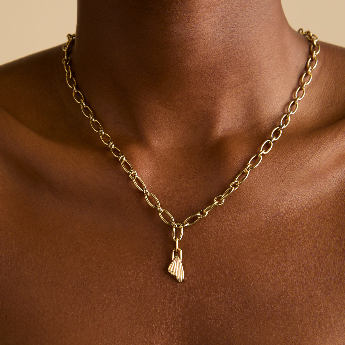 18k Gold Plated Jewellery - Wing Talisman Charm in Gold - Talisman Charm - Astrid &amp; Miyu