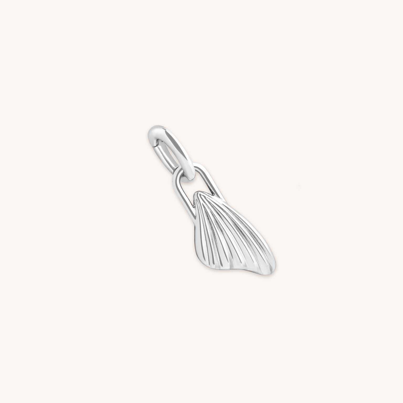 Hoop Charms - Wing Talisman Charm in Silver - Talisman Charm - Astrid &amp; Miyu