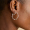 Charm Compatible Hoops - Twist Small Hoops in Silver - Hoops - Astrid &amp; Miyu