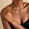 Necklaces & Bracelets - Twist Cuff Necklace in Silver - Necklace - Astrid &amp; Miyu
