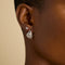 A&M Junior Collection - Butterfly Crystal Stud Earrings in Silver - Stud Earrings - Astrid &amp; Miyu