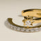 Cosmic Illusion Crystal Ear Cuff in Gold-Astrid &amp; Miyu