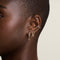 Cosmic Illusion Crystal Ear Cuff in Gold-Astrid &amp; Miyu