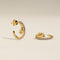Cosmic Illusion Crystal Hoops in Gold-Astrid &amp; Miyu