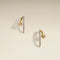 Cosmic Illusion Crystal Hoops in Gold-Astrid &amp; Miyu