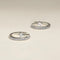 Pavé Crystal Illusion Huggies in Silver-Astrid &amp; Miyu