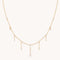 18k Gold Plated Jewellery - Cosmic Charm Drop Necklace in Gold - Necklaces - Astrid &amp; Miyu