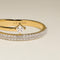 Pavé Crystal Illusion Ring in Gold
