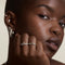 Pavé Crystal Illusion Ring in Silver