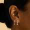 Earrings - Diamond Marquise Drop Studs in Solid White Gold - Stud Earrings - Astrid &amp; Miyu