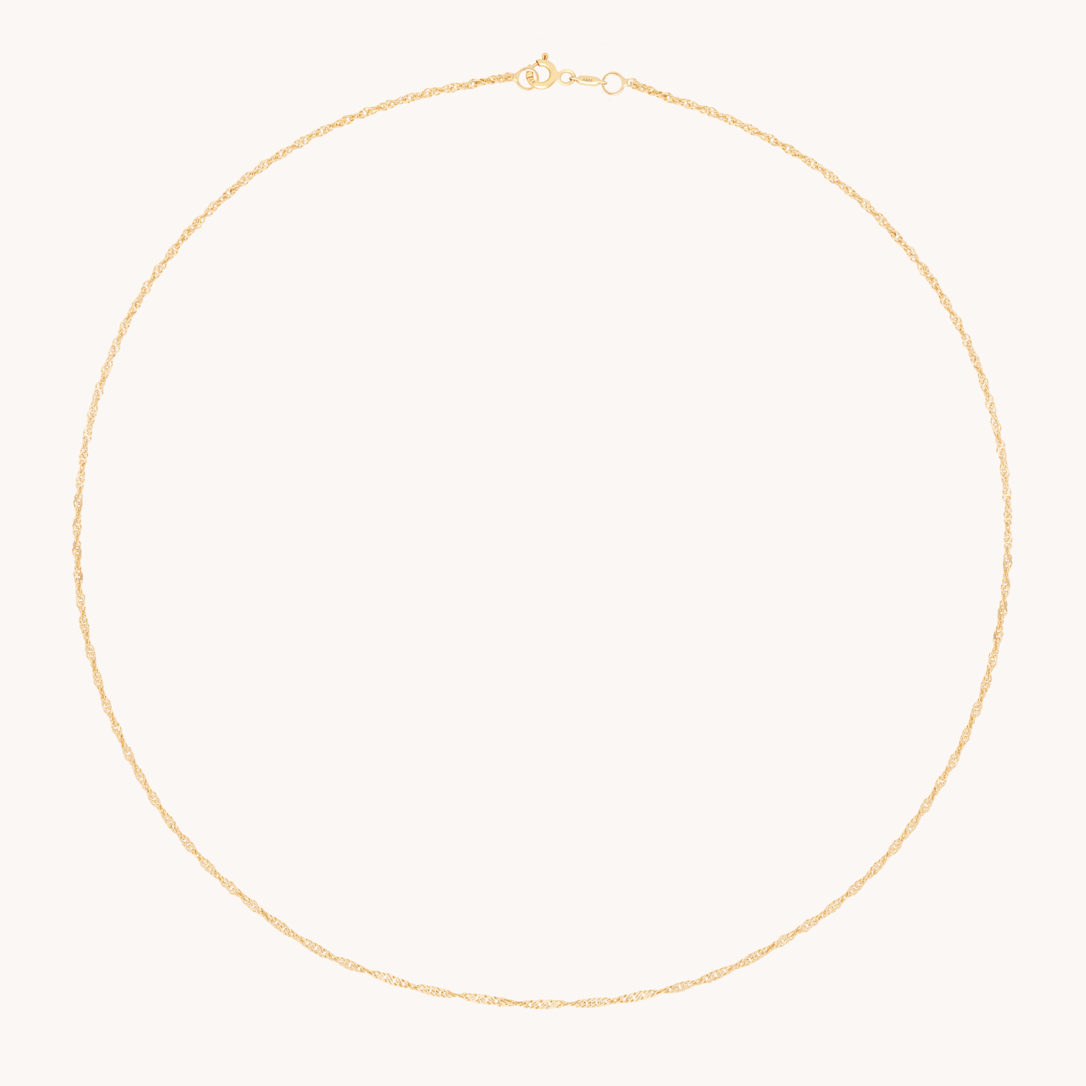 Bold Astrid Chain Necklace in Solid Gold-Astrid &amp; Miyu