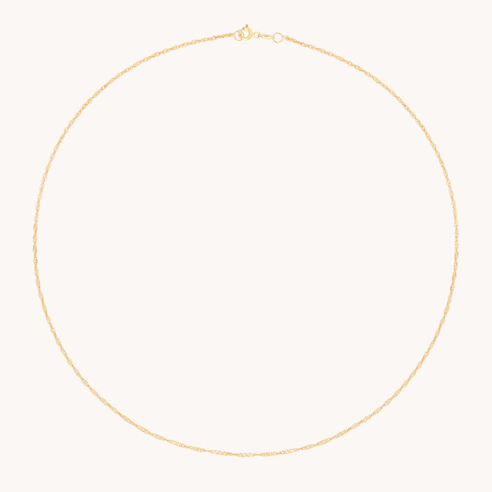 Bold Astrid Chain Necklace in Solid Gold-Astrid &amp; Miyu
