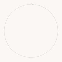 Astrid Chain Necklace in Solid White Gold-Astrid &amp; Miyu