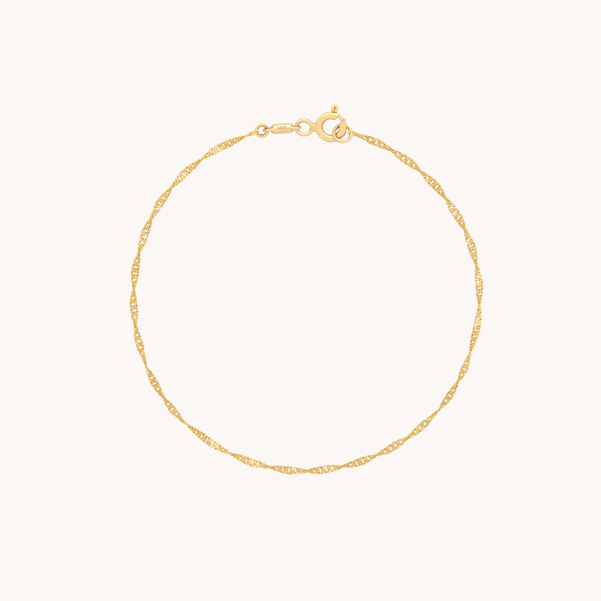 Astrid Chain Bracelet in Solid Gold-Astrid &amp; Miyu
