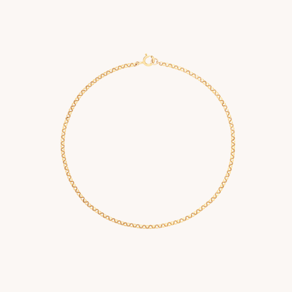 Chelsea Chain Bracelet in Solid Gold-Astrid &amp; Miyu