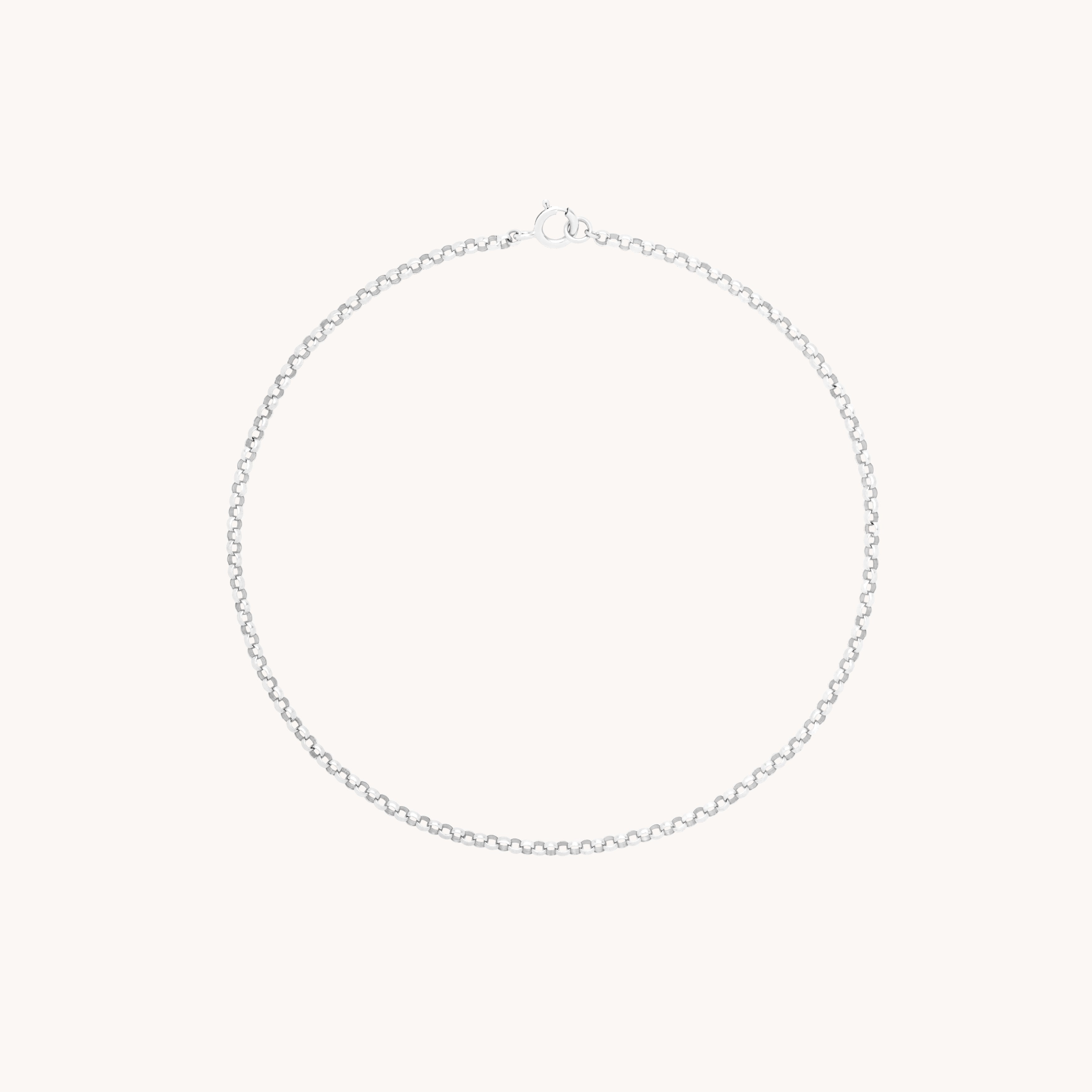Chelsea Chain Bracelet in Solid White Gold-Astrid &amp; Miyu