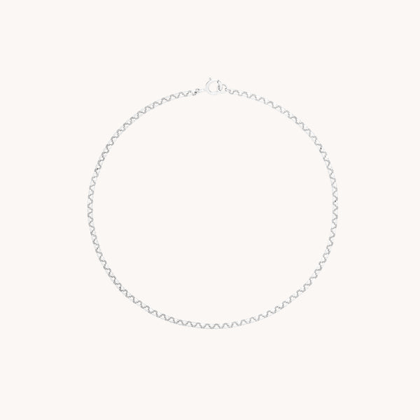Chelsea Chain Bracelet in Solid White Gold-Astrid &amp; Miyu
