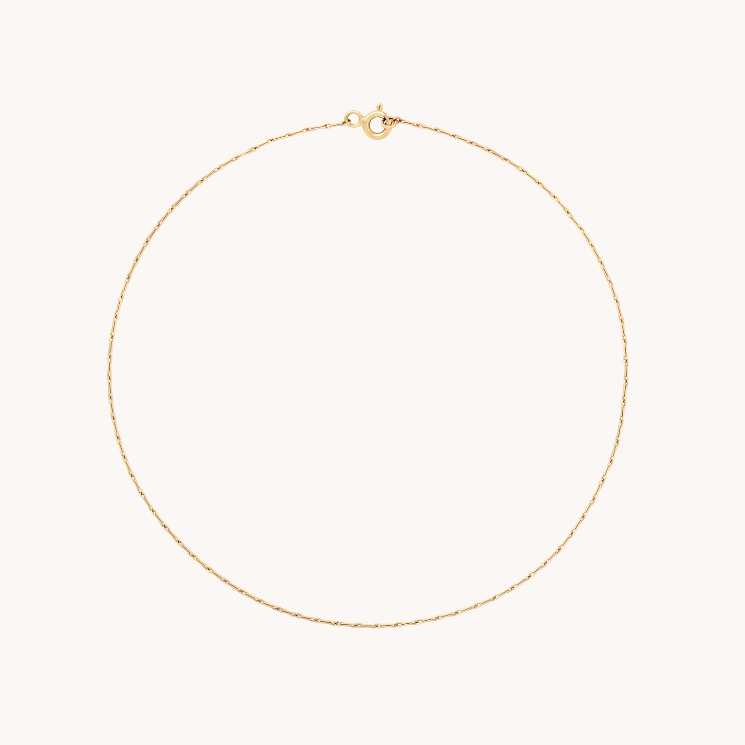 Marylebone Chain Anklet in Solid Gold-Astrid &amp; Miyu
