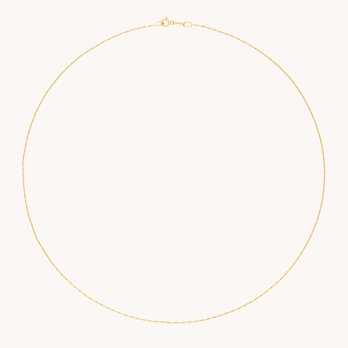 Marylebone Chain Necklace in Solid Gold-Astrid &amp; Miyu