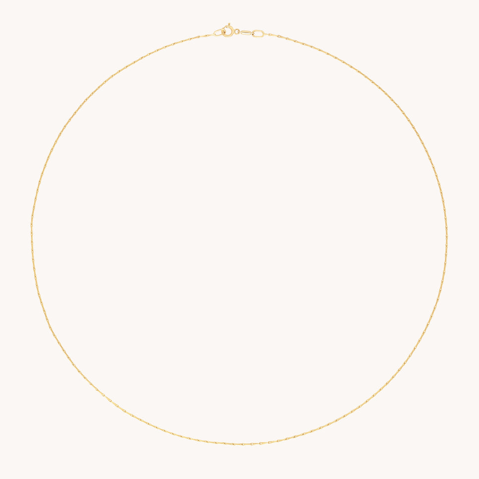 Marylebone Chain Necklace in Solid Gold-Astrid &amp; Miyu