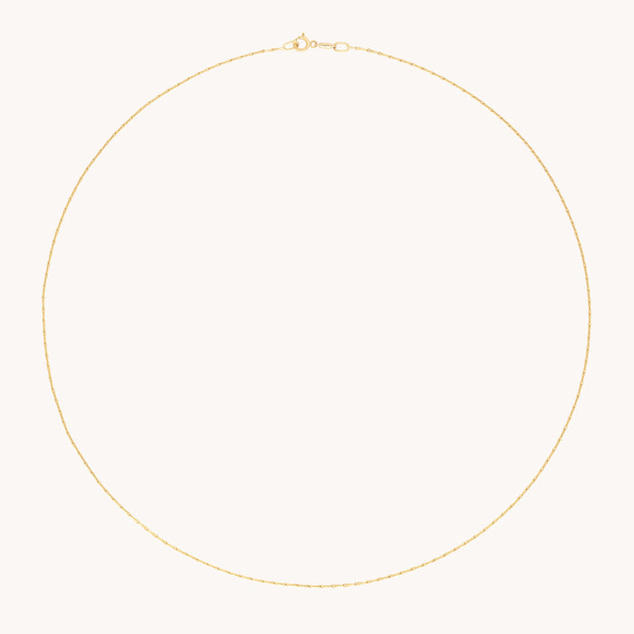 Marylebone Story Chain Necklace in Solid Gold-Astrid &amp; Miyu