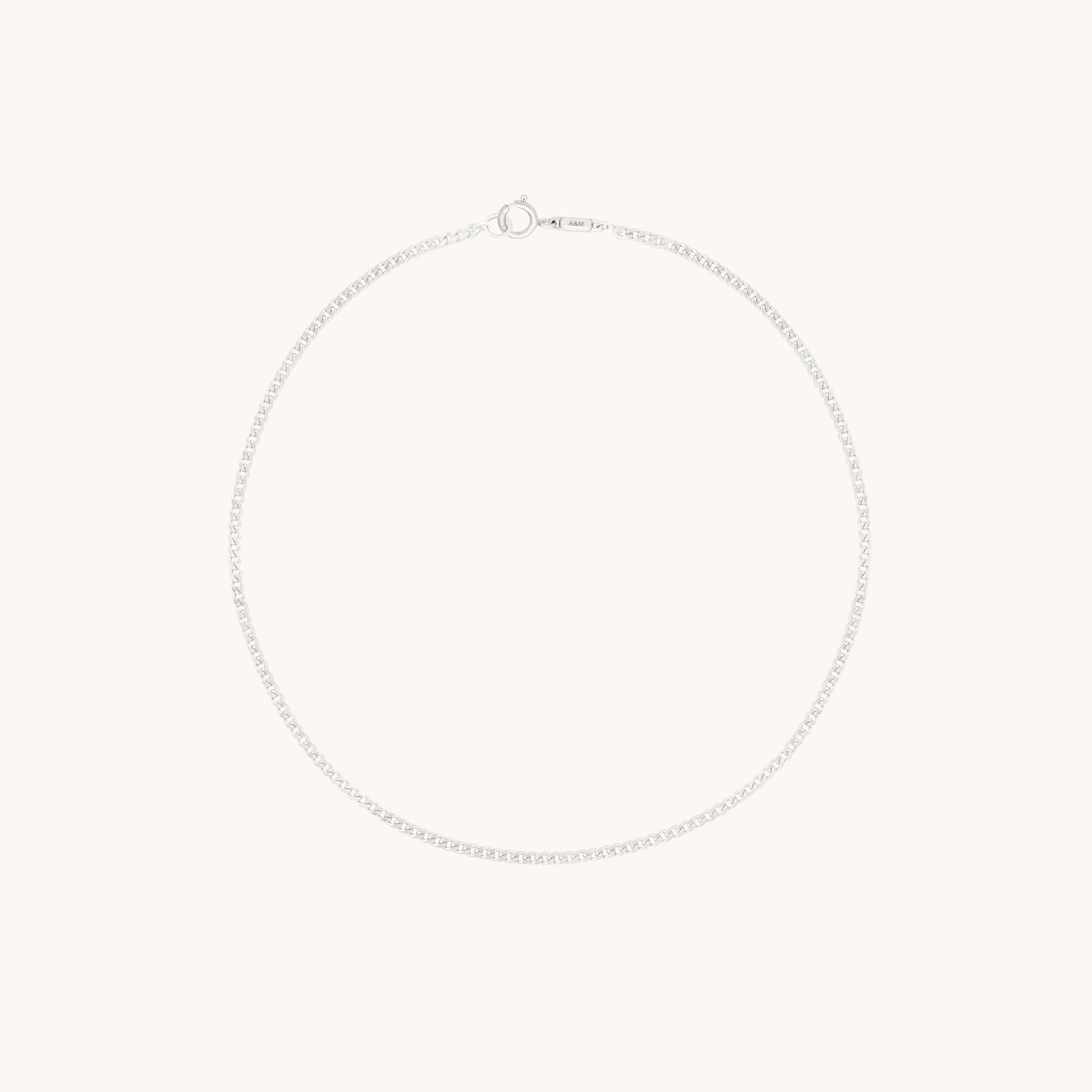 Bold Miyu Chain Bracelet in Solid White Gold-Astrid &amp; Miyu