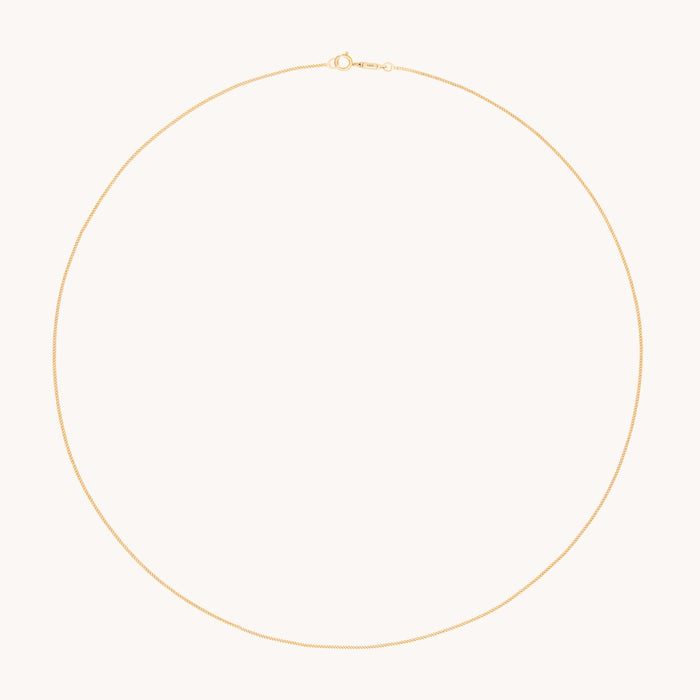 Miyu Chain Necklace in Solid Gold-Astrid &amp; Miyu