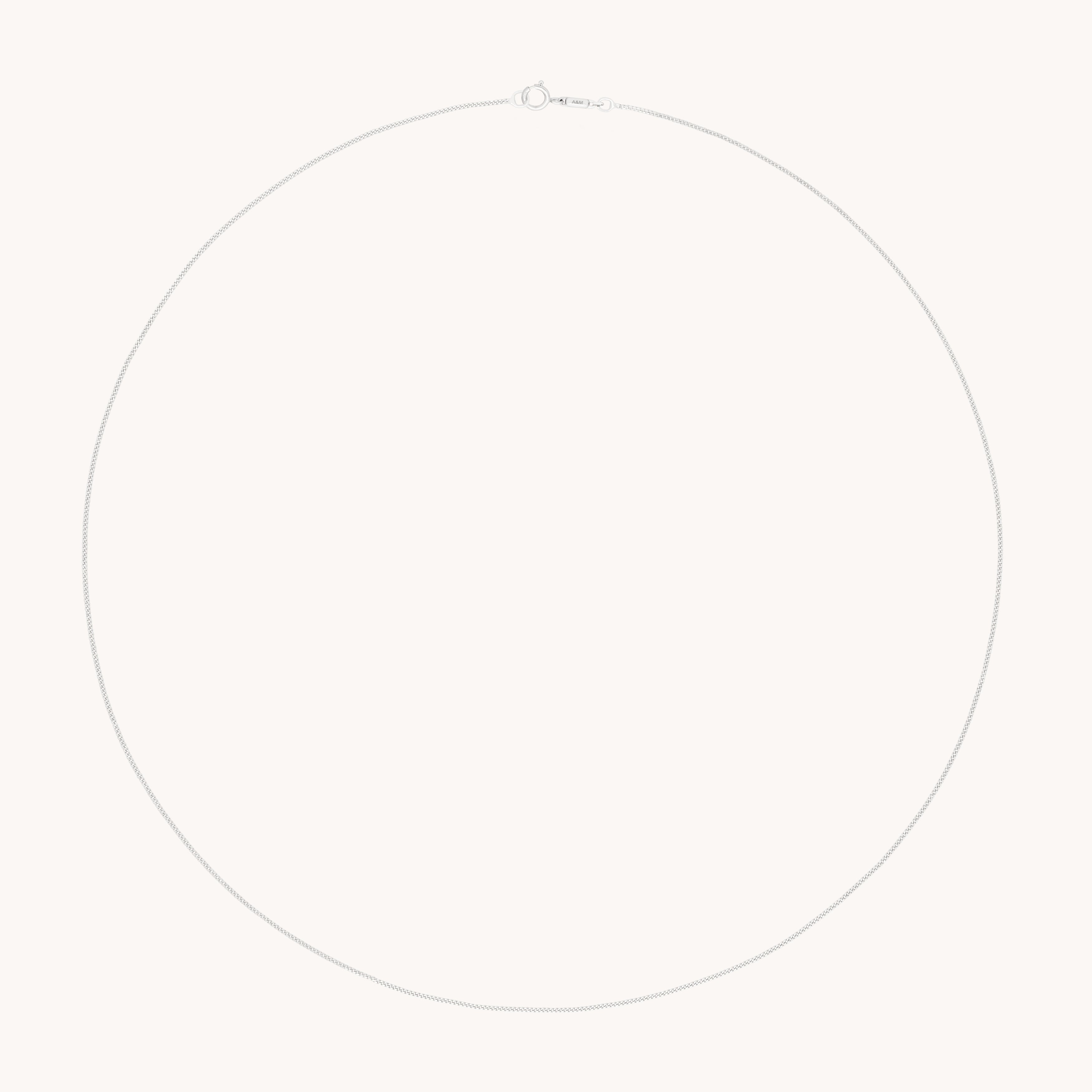 Miyu Chain Necklace in Solid White Gold-Astrid &amp; Miyu