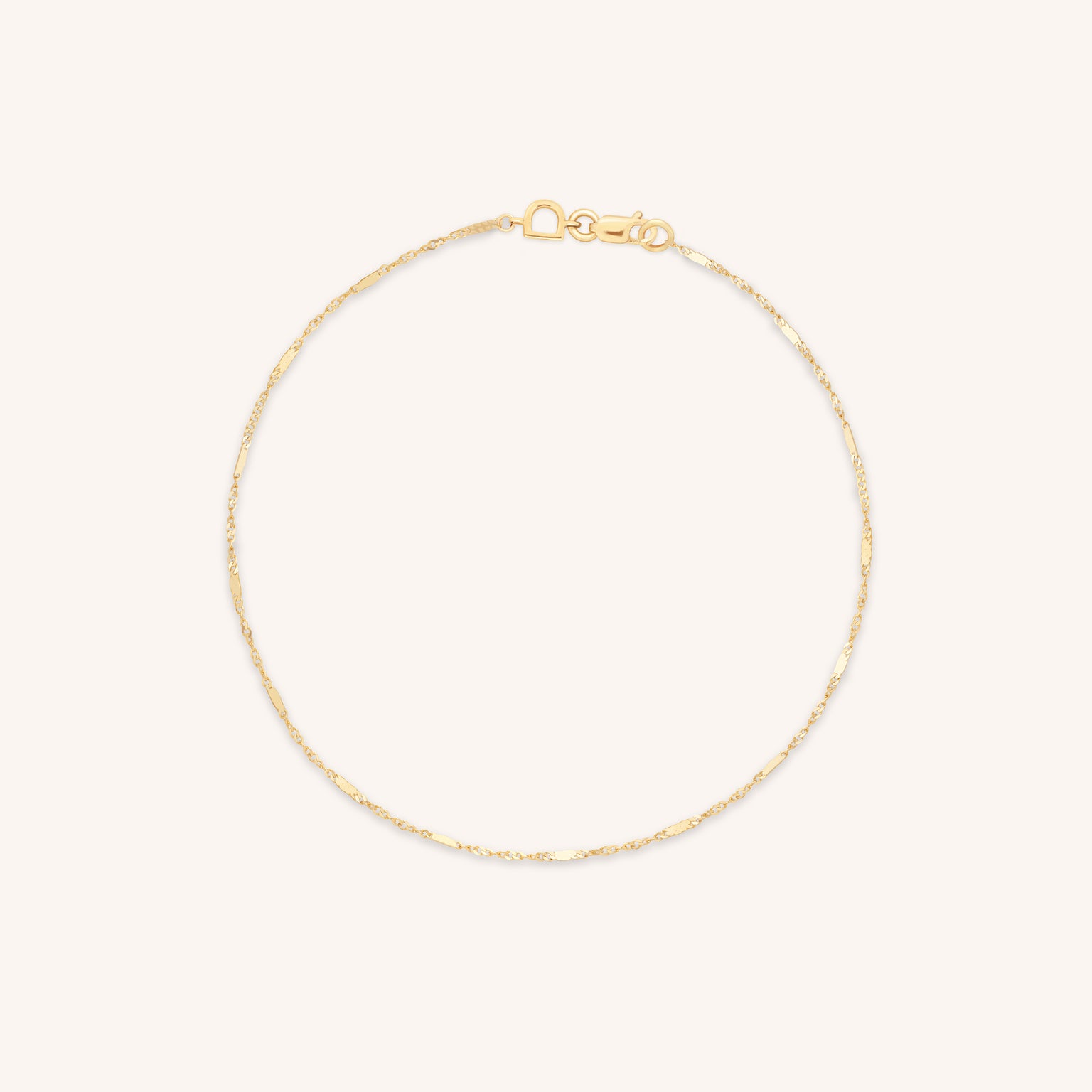 Astrid Story Chain Bracelet in Solid Gold-Astrid &amp; Miyu