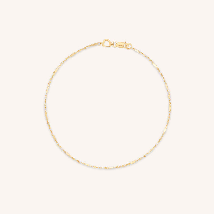 Astrid Story Chain Bracelet in Solid Gold-Astrid &amp; Miyu