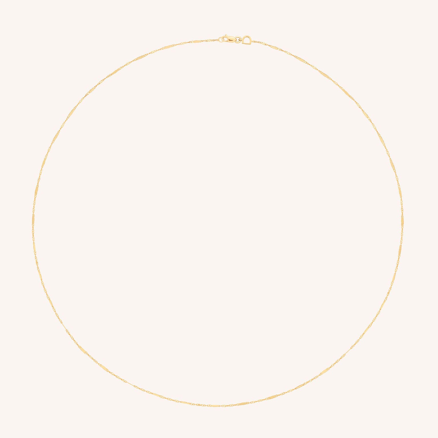 Astrid Chain Necklace in Solid Gold-Astrid &amp; Miyu