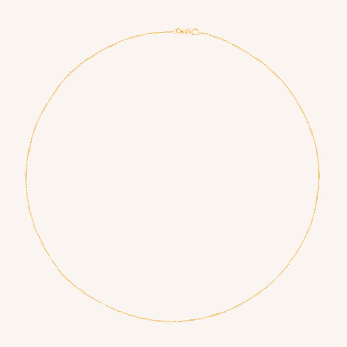 Astrid Chain Necklace in Solid Gold-Astrid &amp; Miyu