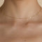 Astrid Story Chain Necklace in Solid Gold-Astrid &amp; Miyu