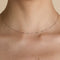Astrid Story Chain Necklace in Solid White Gold-Astrid &amp; Miyu